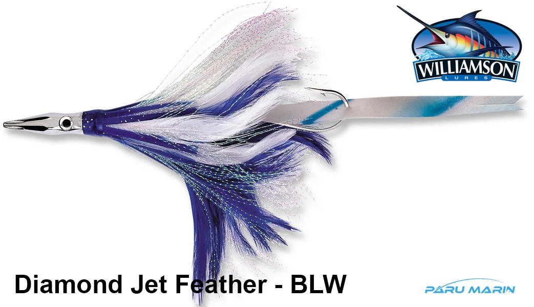 Williamson Diamond Jet Feather Mavi