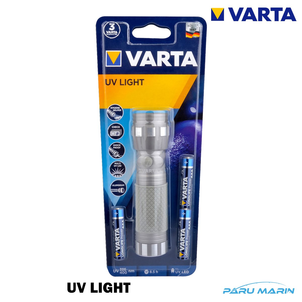 VARTA DAY LIGHT UV Led Mor Işık El Feneri