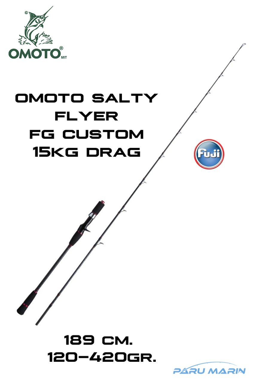 OMOTO Salty Flyer FG CUSTOM 120-420GR Tetikli Slow Jig Kamışı