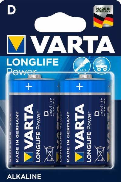 VARTA LONG LIFE POWER Büyük Boy D Pil