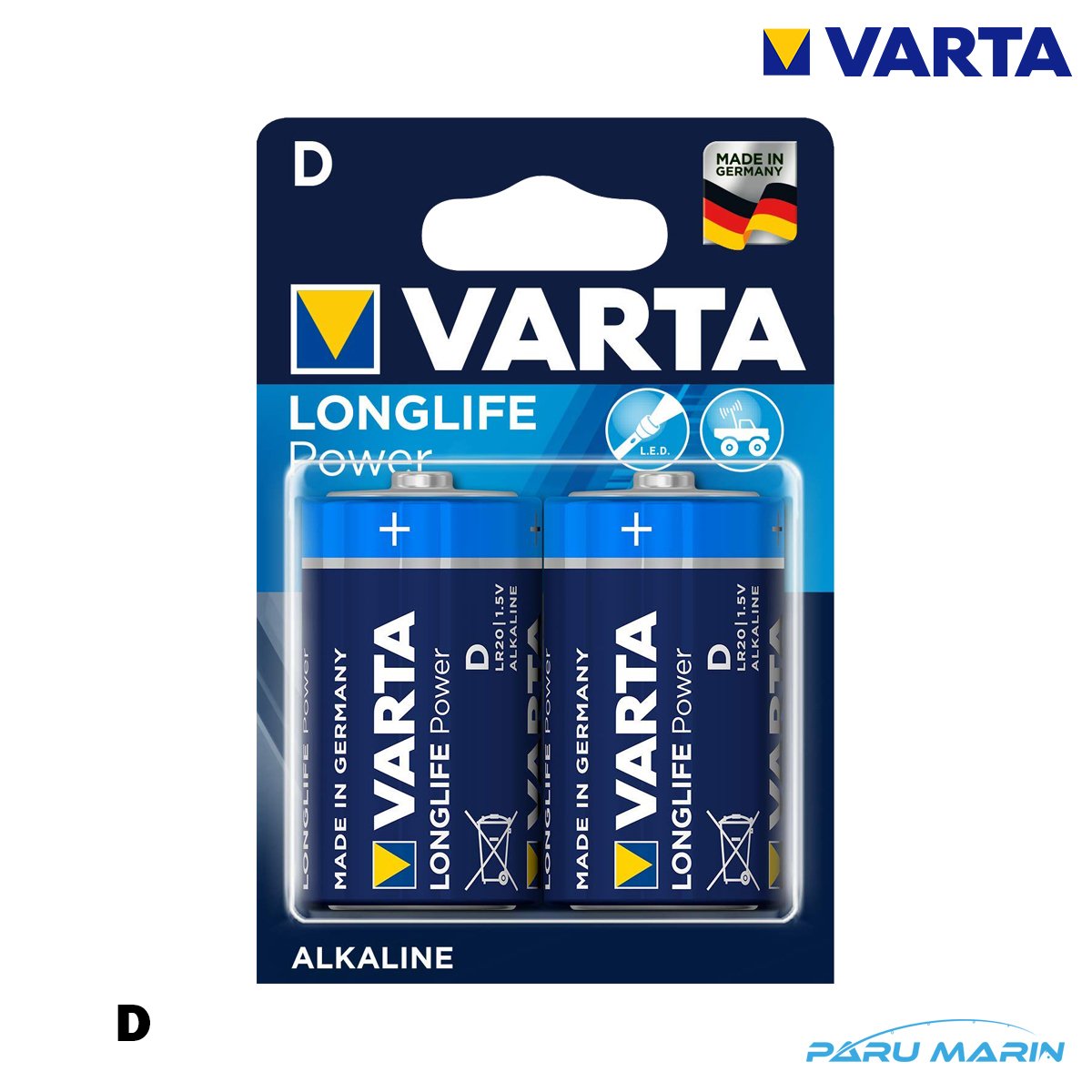 VARTA LONG LIFE POWER Büyük Boy D Pil