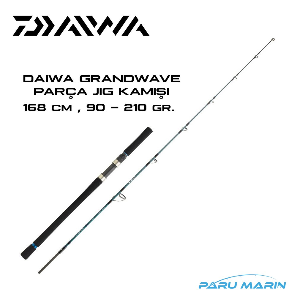 Daiwa Grandwave 168cm 90-210gr Jig Kamışı (GWJG56HSAF)