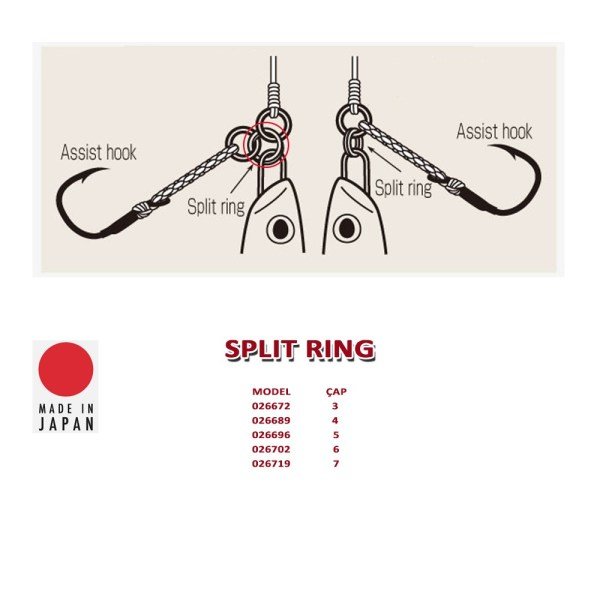 Shout Split Ring Halka (75-SR)