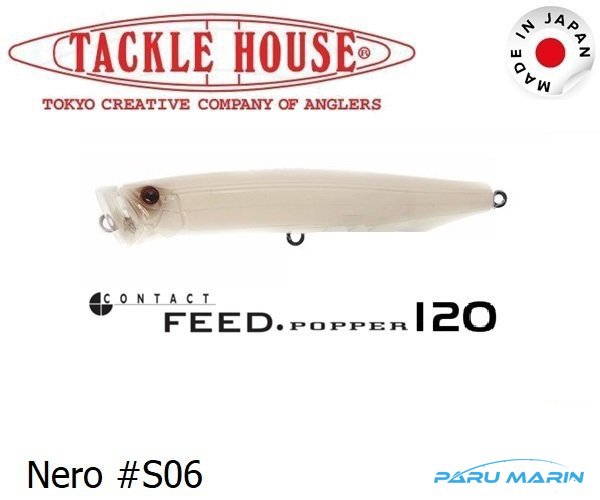 Tackle House Feed Popper 120 No: S06 TR Rengi Maket Balık