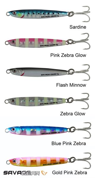 Savage Gear 3D Slim Minnow 5gr. Jig Suni Yem Gold Pink Zebra