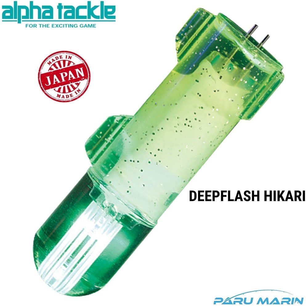 Alpha Tackle Deep Flash Hikari Çakarlı Led Dip Lambası 1000mt Yeşil