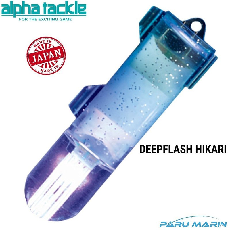 Alpha Tackle Deep Flash Hikari Çakarlı Led Dip Lambası 1000mt Mavi