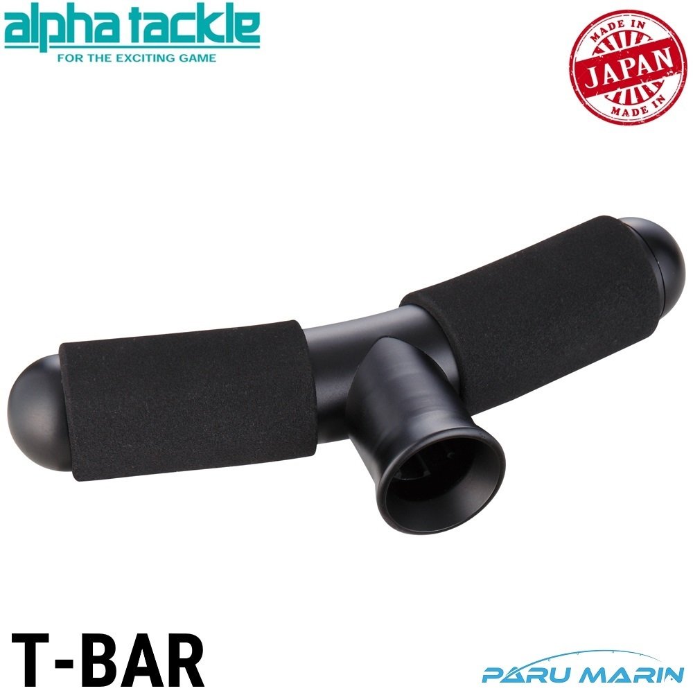 Alpha Tackle Alüminyum Mücadele Barı (T-Bar Gimble) Siyah
