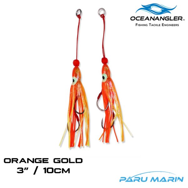 Ocean Angler Jitterbug Yedek Etek 10cm Orange Gold 2 adet