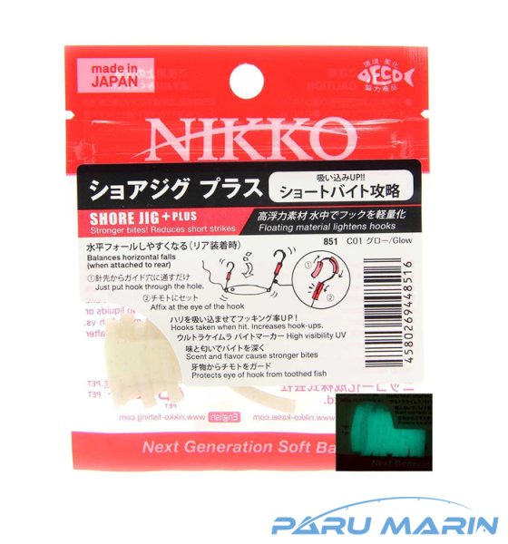 Nikko Shore Jig + Plus Jig İğne Makaronu Glow #851