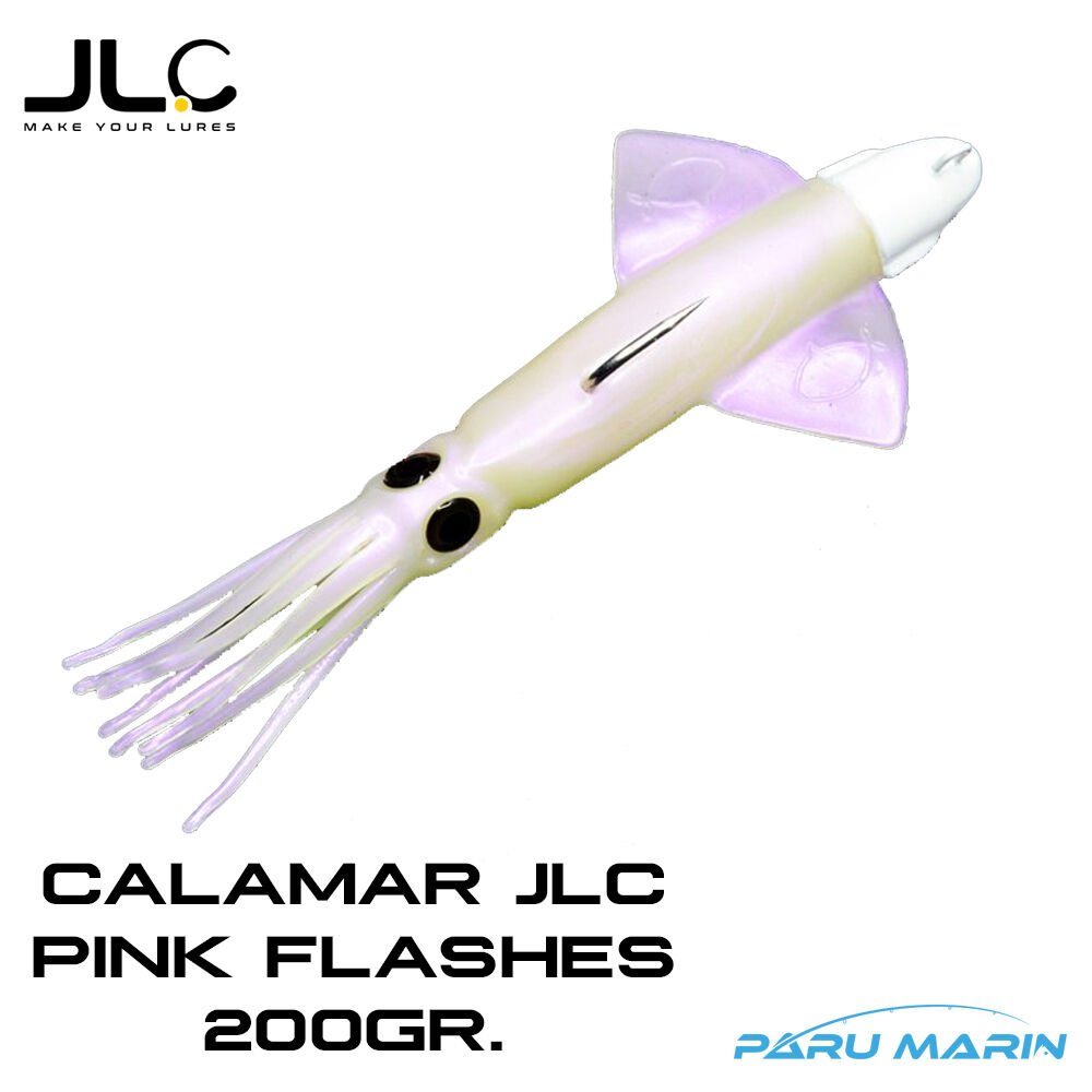 Jigging A La Carta Calamar JLC 200 GR. Pink Flashes Silikon Yem