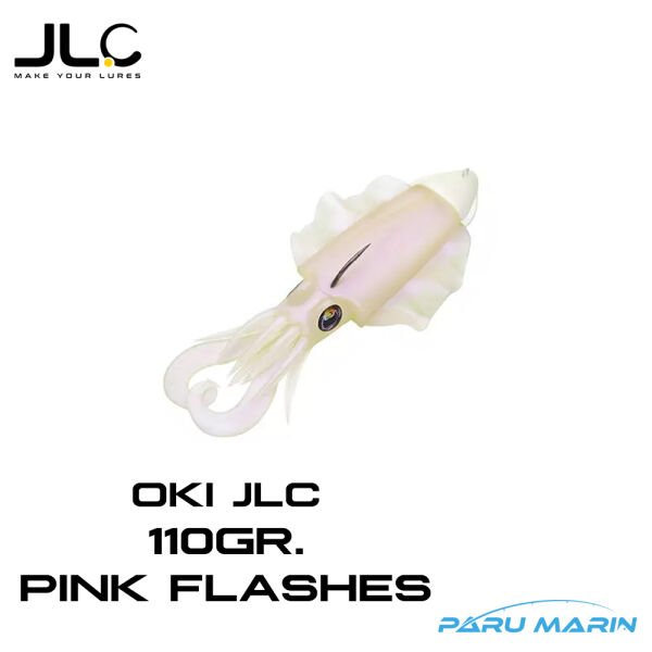 Jigging A La Carta OKI JLC 110 GR. Pink Flashes 15cm. Silikon Yem