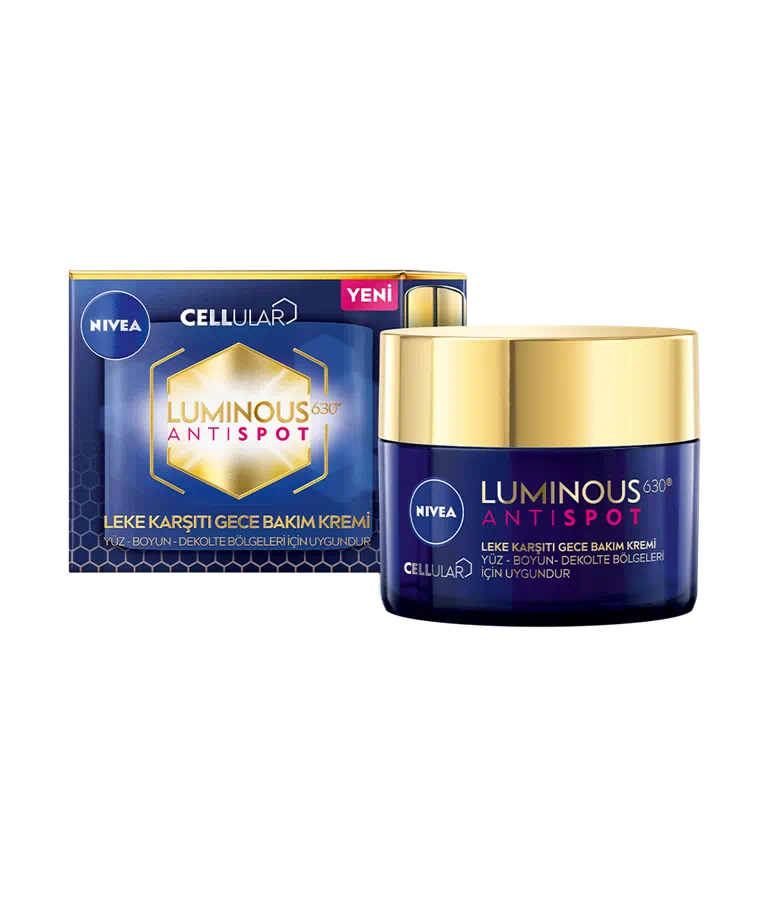 NIVEA LUMINOUS 630 ANTI DARK-SPOT Gece Kremi 50ml