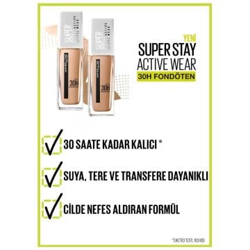 MAYBELLINE FONDÖTEN SUPER STAY Actıve Wear 40