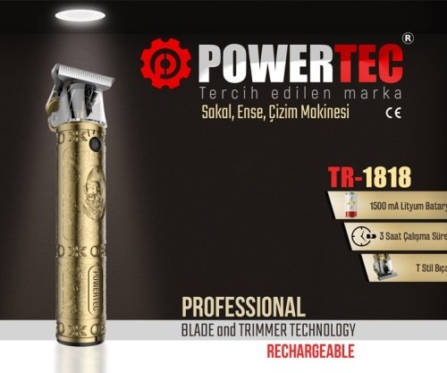 POWERTEC TR-1818 SAKAL ENSE ÇİZİM MAKİNESİ