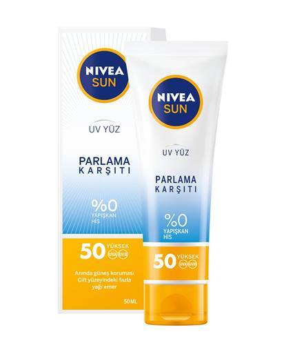 NIVEA SUN GÜNEŞ KREMİ 50 FAKTÖR PARLAMA KARŞITI