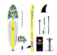 BSS Stand Up Paddle Board 10.6 - Nature Yellow Paddle Board (Inflatable) - SUP 10.6 - Kürek Sörfü (Şişme) - Full Paket