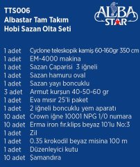 Albastar Tam Takım Hobi Sazan Olta Seti TTS006