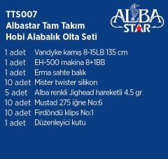Albastar Tam Takım Hobi Alabalık Olta Seti TTS007