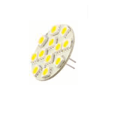 12 Led'li G4 Ampül Dik Gün Işığı 12-24 V