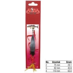 AlbaStar 605 4mm Sarı Kaplama Olta Kaşığı