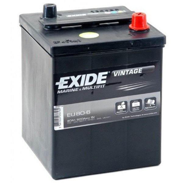 EXIDE VINTAGE 6V  80AH MARİN AKÜ (START)