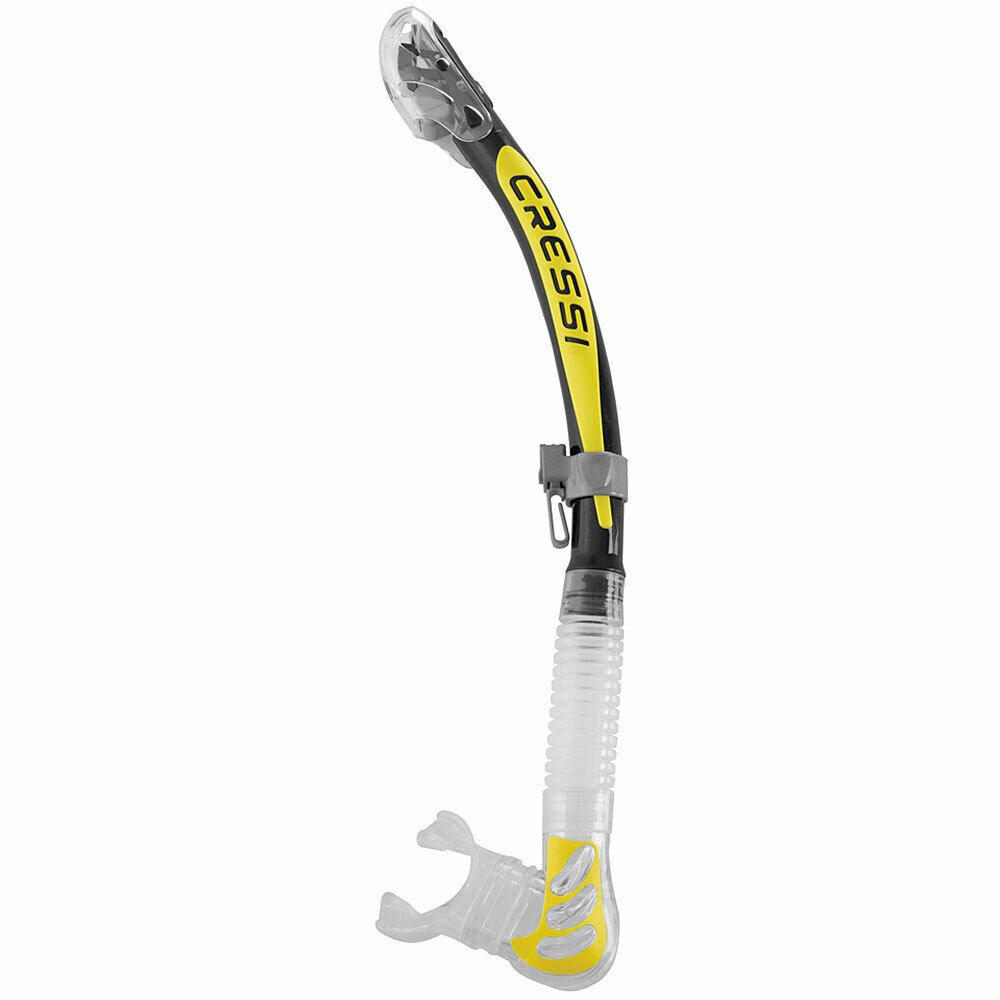 Cressi Alpha Dry Şnorkel Black/Yellow