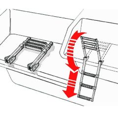 Tekne Merdiveni 4 Basamaklı Geçmeli