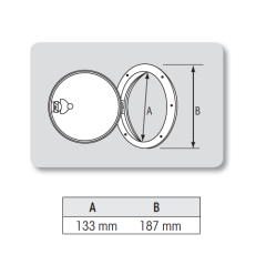 NUOVA RADE TORBALI KONTROL KAPAĞI,187MM