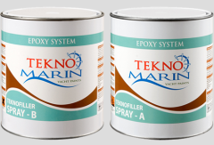 Tekno Teknofiller Spray Macun Kahverengi Kalın 6kg