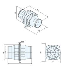 TMC BLOWER DÜZ 24V, 6500lt/dk