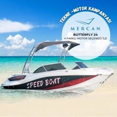 Mercan Butterfly 24-OB Tekne ve Dıştan Takma Motor