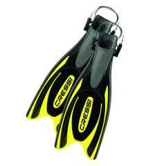 Cressi Frog Plus Dalış Paleti Black-Yellow XS-S (36-38)