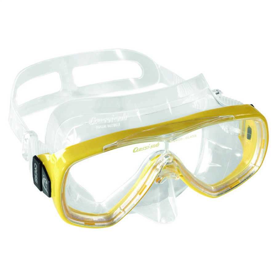 CRESSI MASKE ONDA CLEAR/YELLOW MASKE