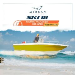 Mercan Ski 18 Tekne ve Dıştan Takma Motor