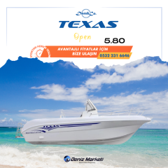 DarekCo Texas 580 Open Tekne ve Dıştan Takma Motor