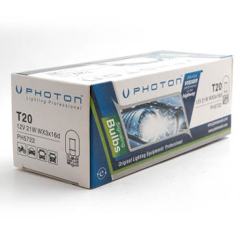 Photon T20 21W 12V Tek Devre Dipsiz Stop Ampulü