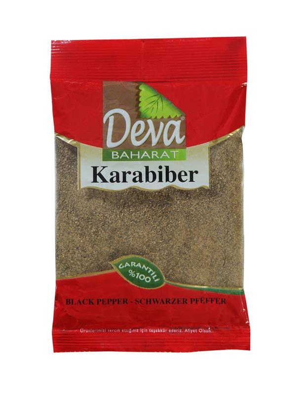 Deva Baharat Glutensiz Karabiber 40 gr