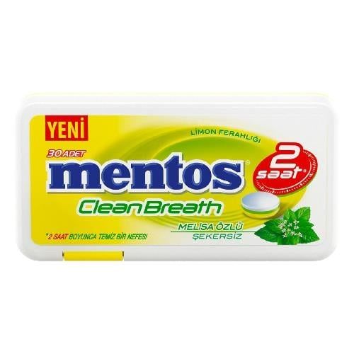 Mentos Clean Breath Defensive Limon Ferahlığı Şeker 21 G