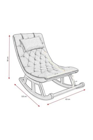 Asedia Miskin Ceviz Kül Gri Ahşap Sallanan Sandalye Dinlenme Koltuğu Emzirme Koltuğu Baba Koltuğu Tv,Okuma Koltuğu