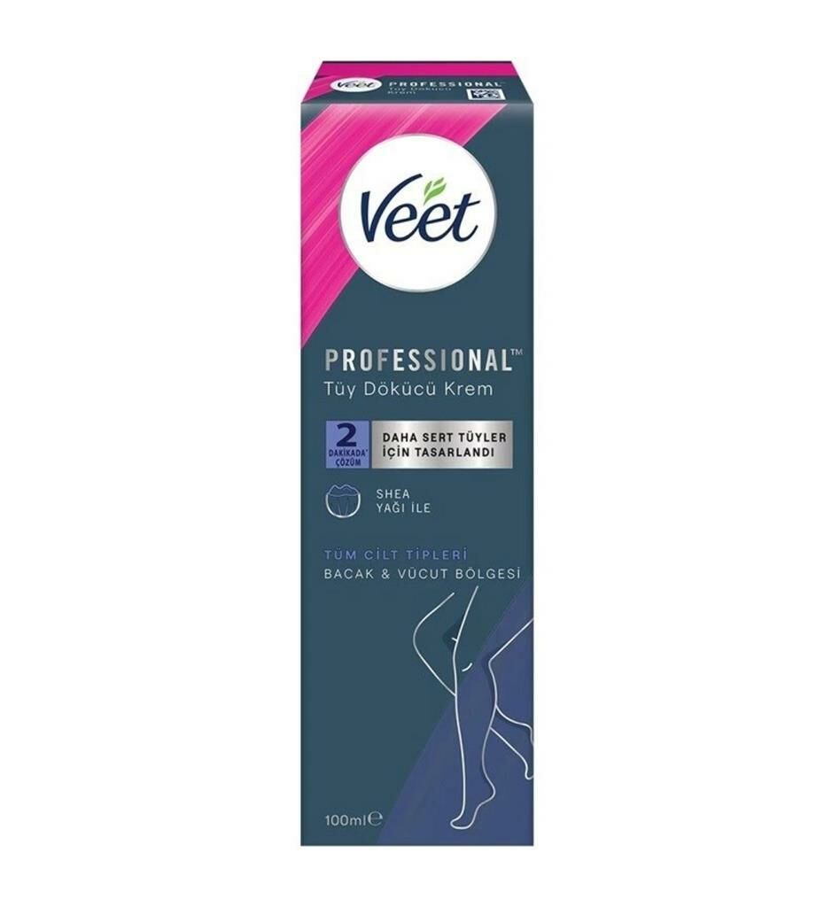 Veet Professional Tüm Cilt Tipleri Tüy Dökücü Krem - Bacak ve Vücut 200 ml