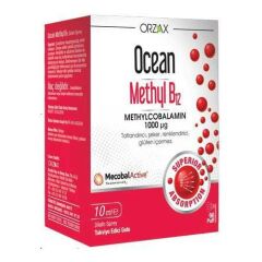 Ocean Methyl B12 1000 ug Sprey Methylcobalamİn 10 Ml 66 Puff