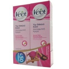 Veet Naturals Normal Ciltler İçin Tüy Dökücü Krem 90 ml 2'li Paket