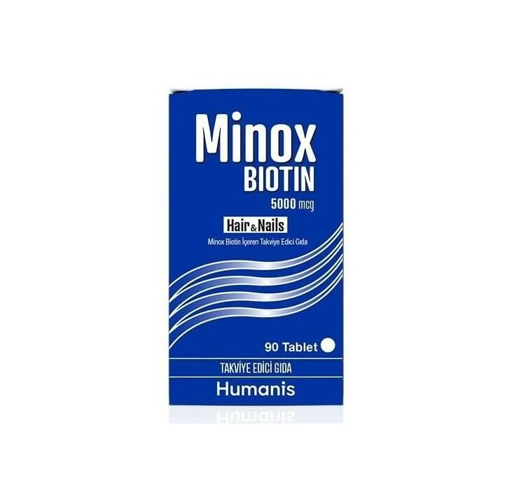 Minox Biotin 5000 mcg 90 Tablet