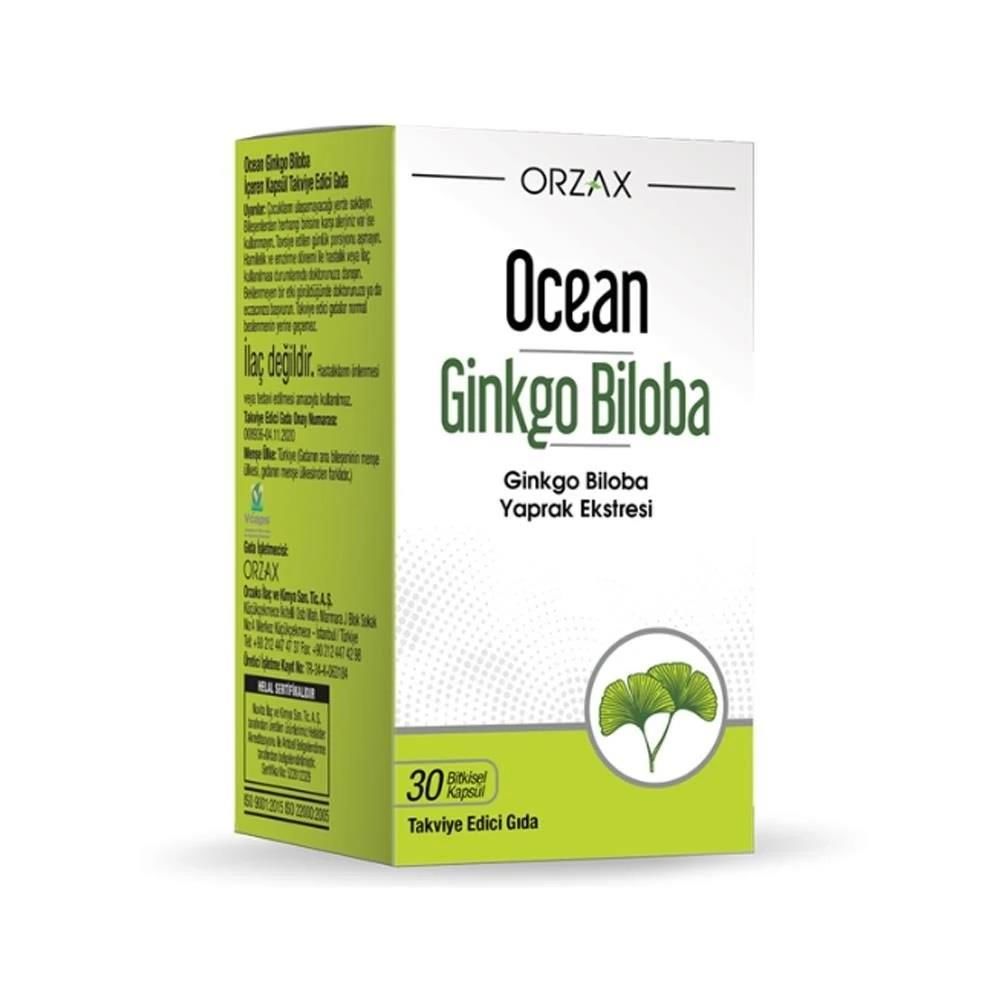 Ocean Ginkgo Biloba 30 Kapsül