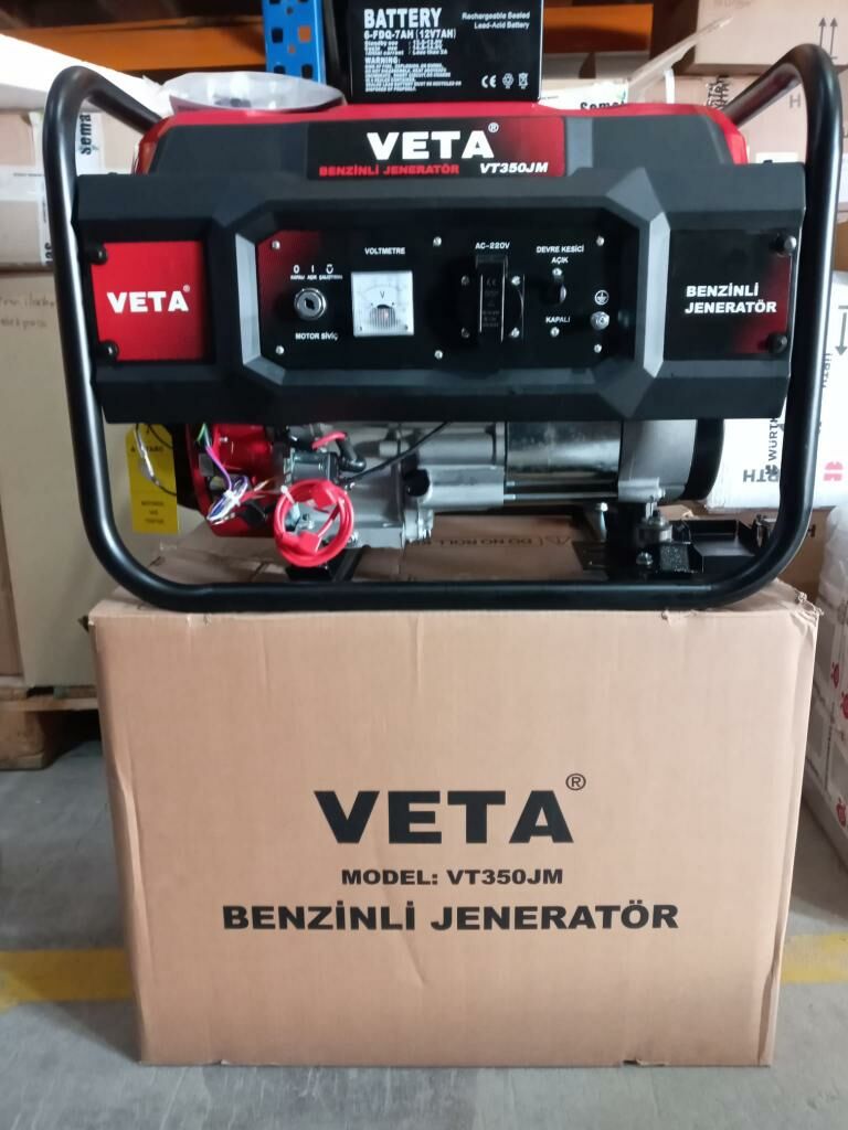 Veta VT350JM Jeneratör Benzinli 6.5Hp 2.8kW Monofaze