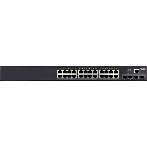 ECS4120-28T - 24 port 10/100/1000T + 4 port 10G SFP+ Uplink L2+ Yönetilebilir Switch