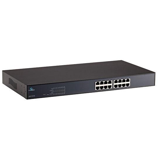 EX17016 - 16 port 10/100 PoE + 2 Gigabit Combo SFP L2 Smart Switch