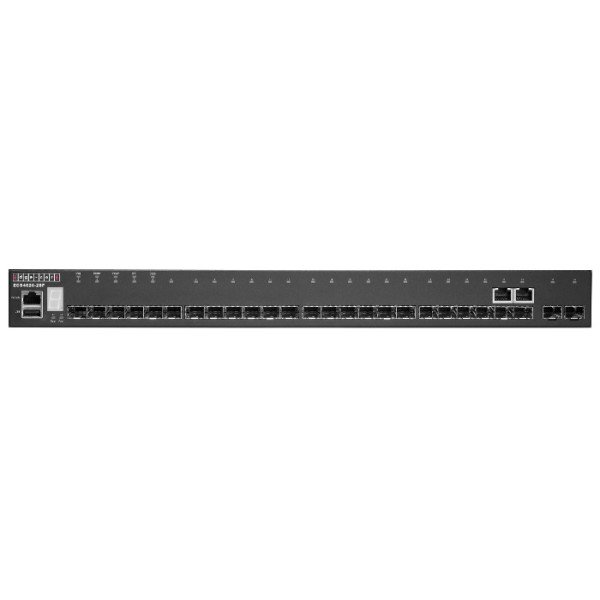 ECS4620-28F - 22 port 100/1000 SFP + 2 port Gigabit Combo + 2 port 10G SFP+ L3 Yönetilebilir Fiber Yığınlanabilir Switch