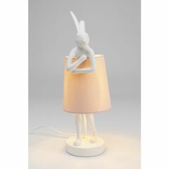 Animal Tavşan Model Rose Beyaz Masa Lambası